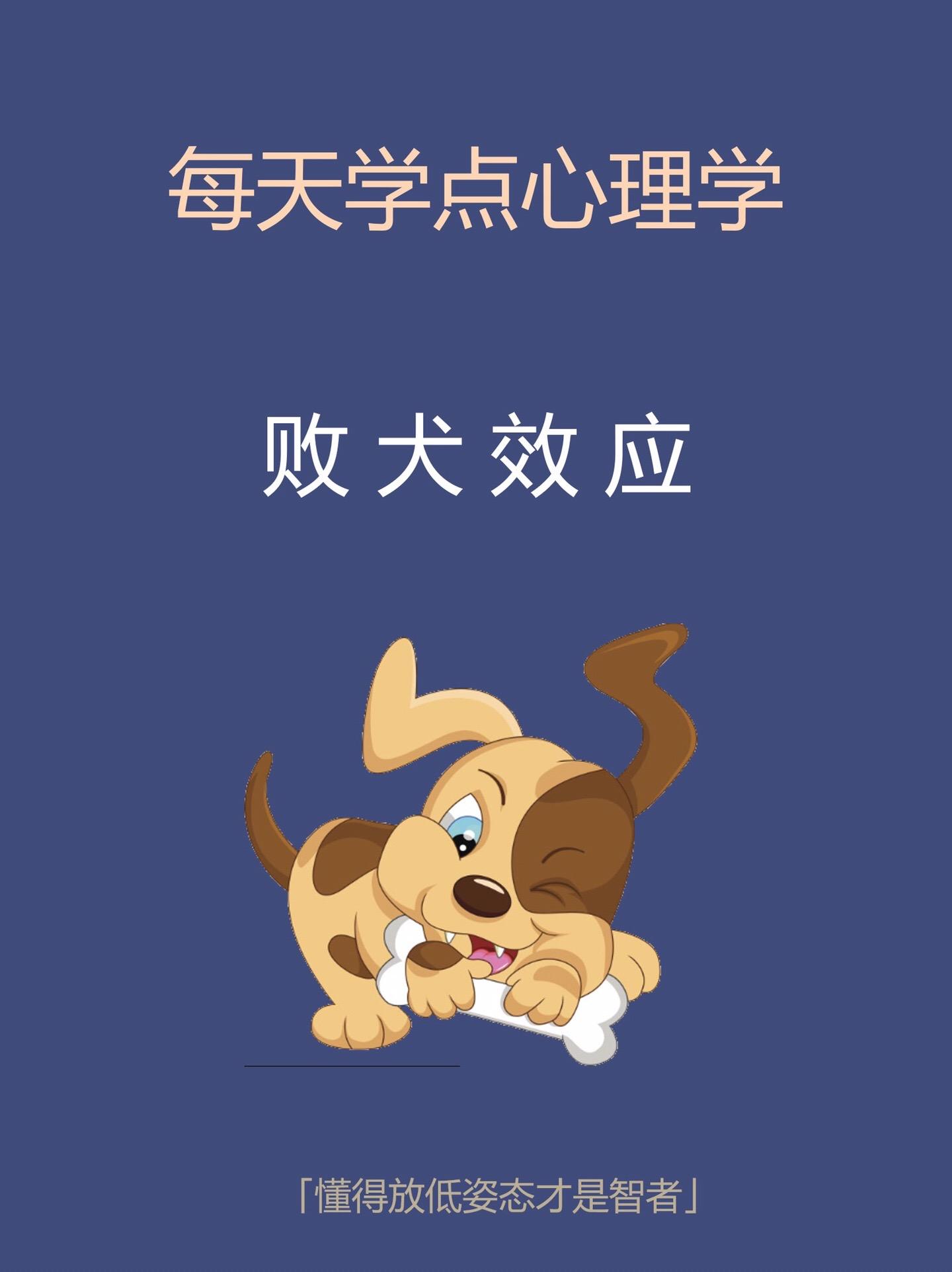 心理学知识-败犬效应。知识科普心理学