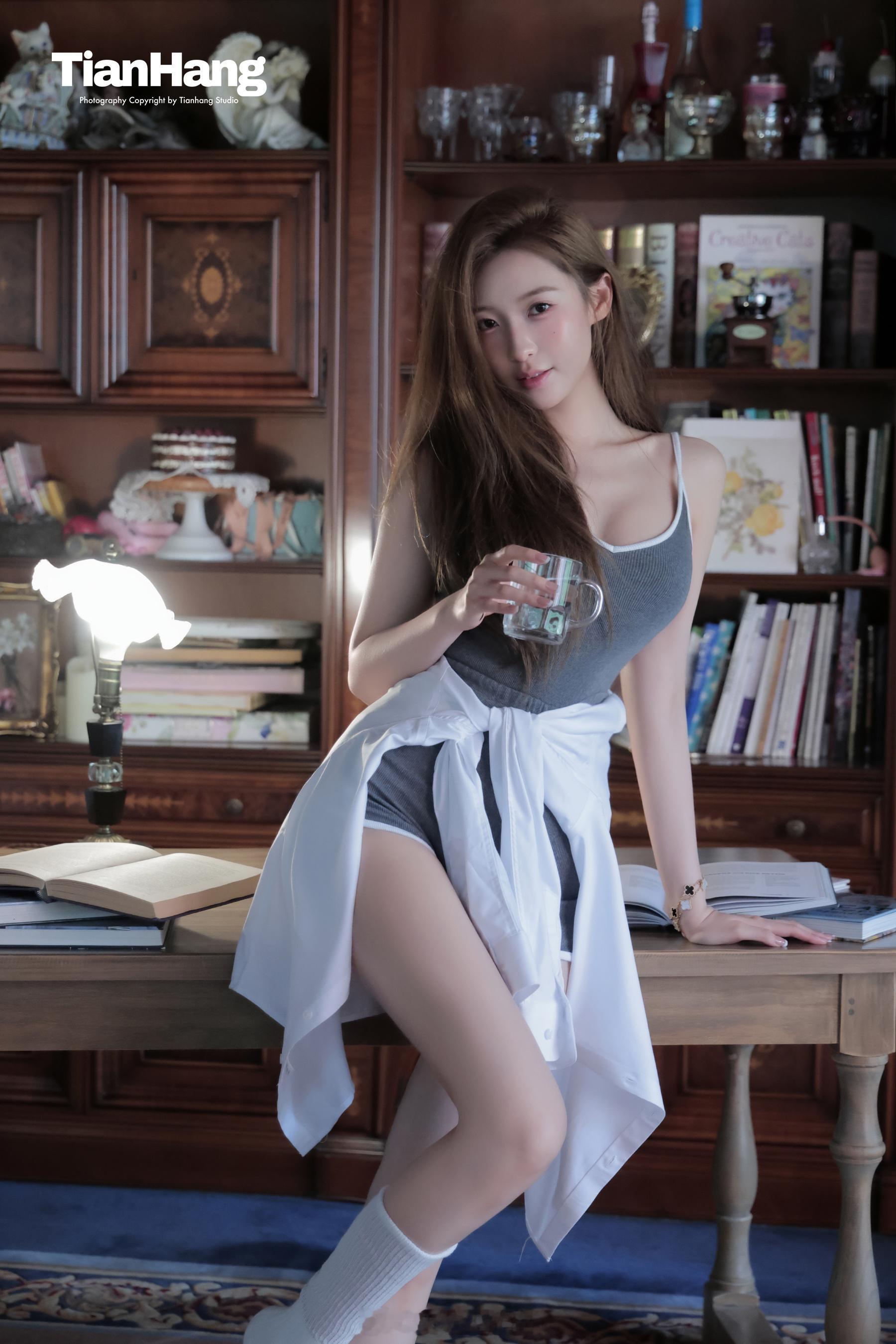 ✨客片分享于书房静处 把情绪尽数藏进书页📚天航工作室韩系少女心少女写真天航客片
