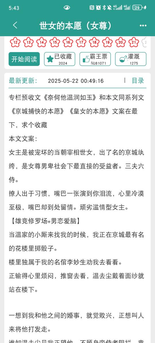 这才是真正女尊文的快乐！！！