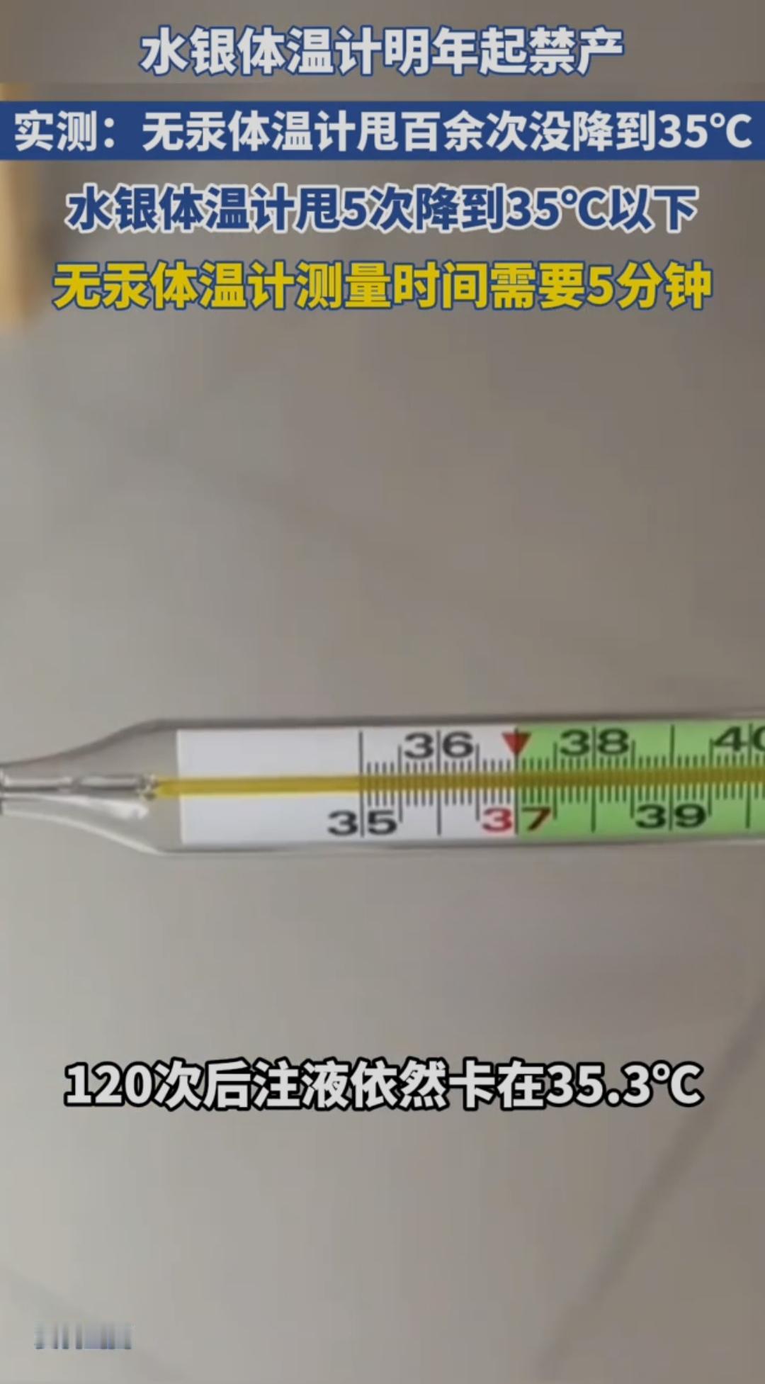 水银体温计遭疯抢！无汞替代品却因“狂甩120次不降温”被骂惨

一夜之间，水银体