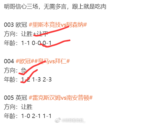 欧冠明哥主场啊，有压力吗？不存在一点压力，今晚继续带大家吃肉欧冠欧冠巴萨vs马竞