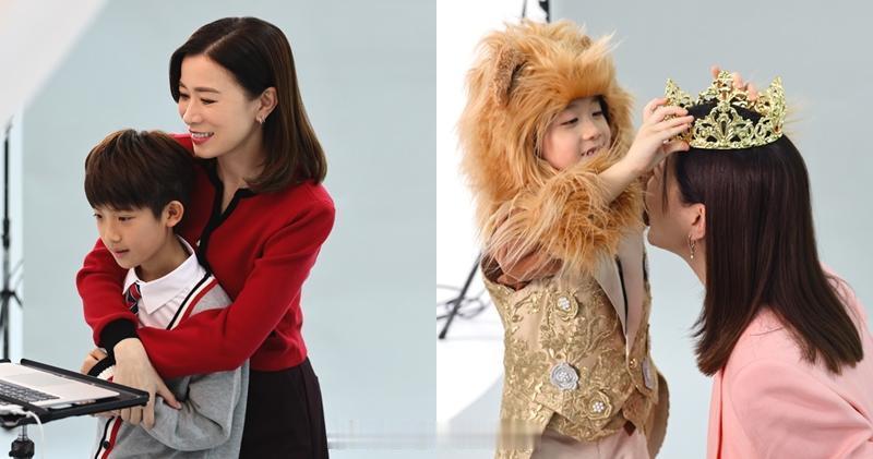 佘诗曼首度和两位干儿子Jaco、JT合拍广告，直言这次合作别具意义视后佘诗曼连续