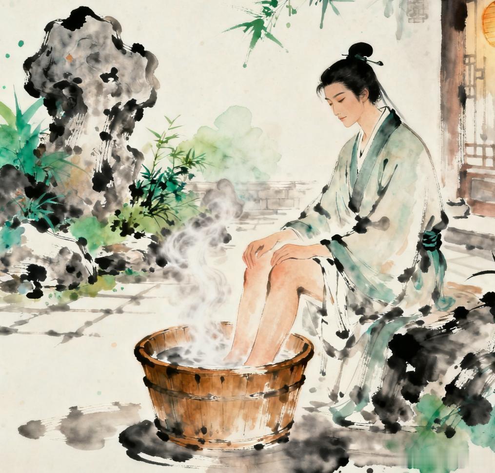 人为什么要泡脚（中医结合日常通俗解读）一、经络根源双脚是人体经络汇聚之地：足三阴