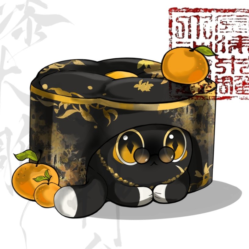 金漆木雕小猫糕#物华弥新# ​​​