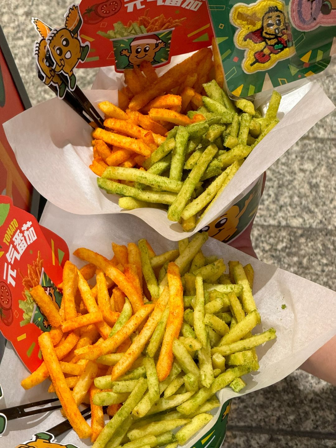 不愧是我大上海！薯条🍟也🈶圣诞限定款啦