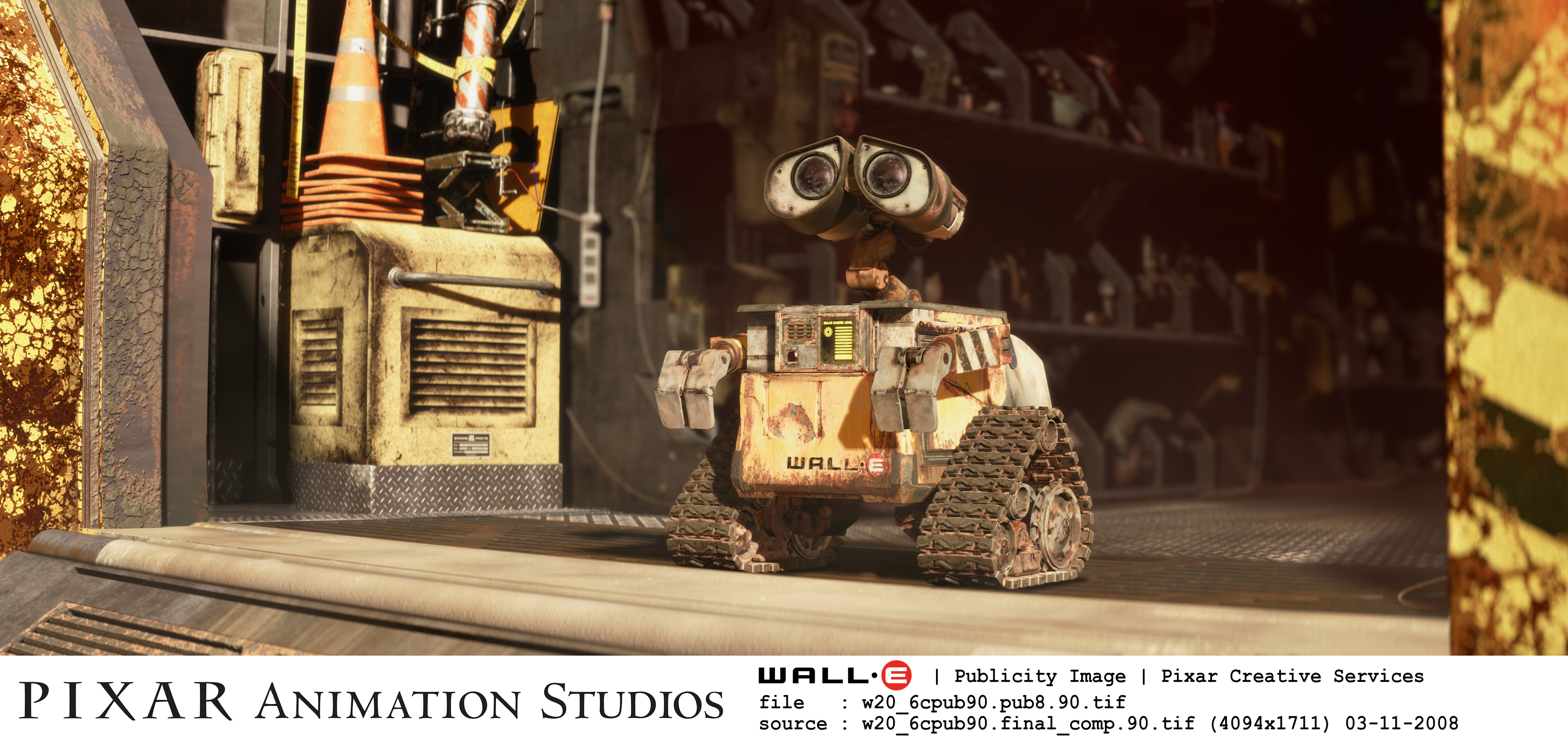 机器人总动员 动画电影《机器人总动员》（WALL·E）今日正式登陆内地各大院线。