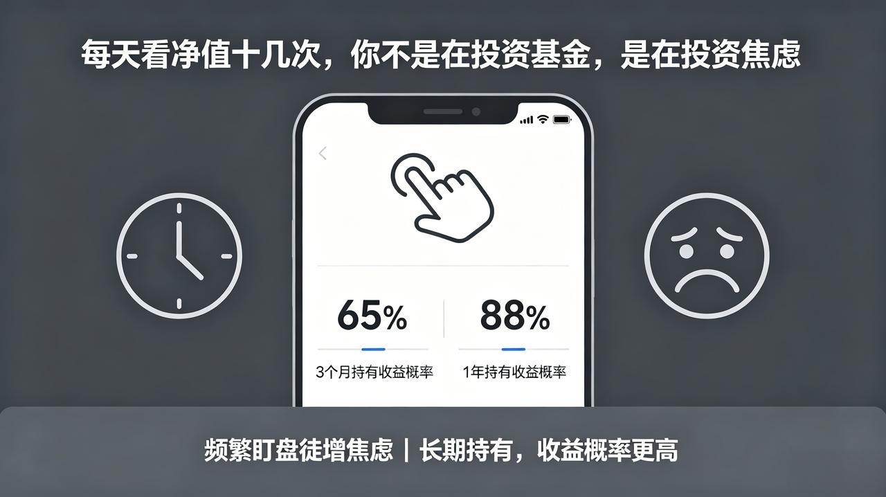 [抠鼻]每天看净值十几次，你不是在投资基金，是在投资焦虑
很多小白买了基金后，每