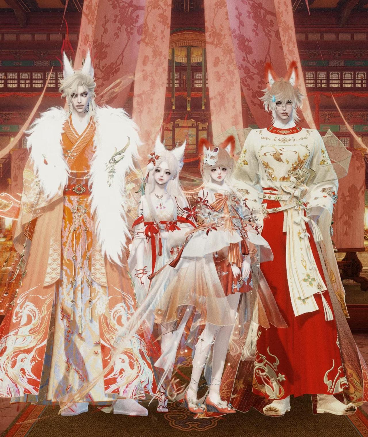 ootd：小狐狸～
逆水寒手游 逆水寒情侣染色 逆水寒次元破壁 小狐狸