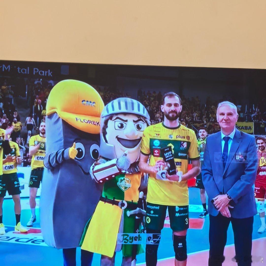 扎维尔切今天发球和拦网打疯了，卢布林被虐得没脾气啊～ 