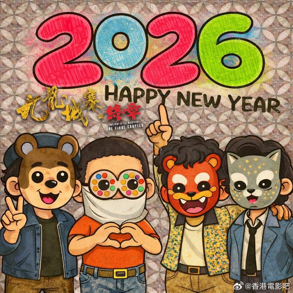 《九龙城寨之终章》祝大家新年快乐。好Q的四子。