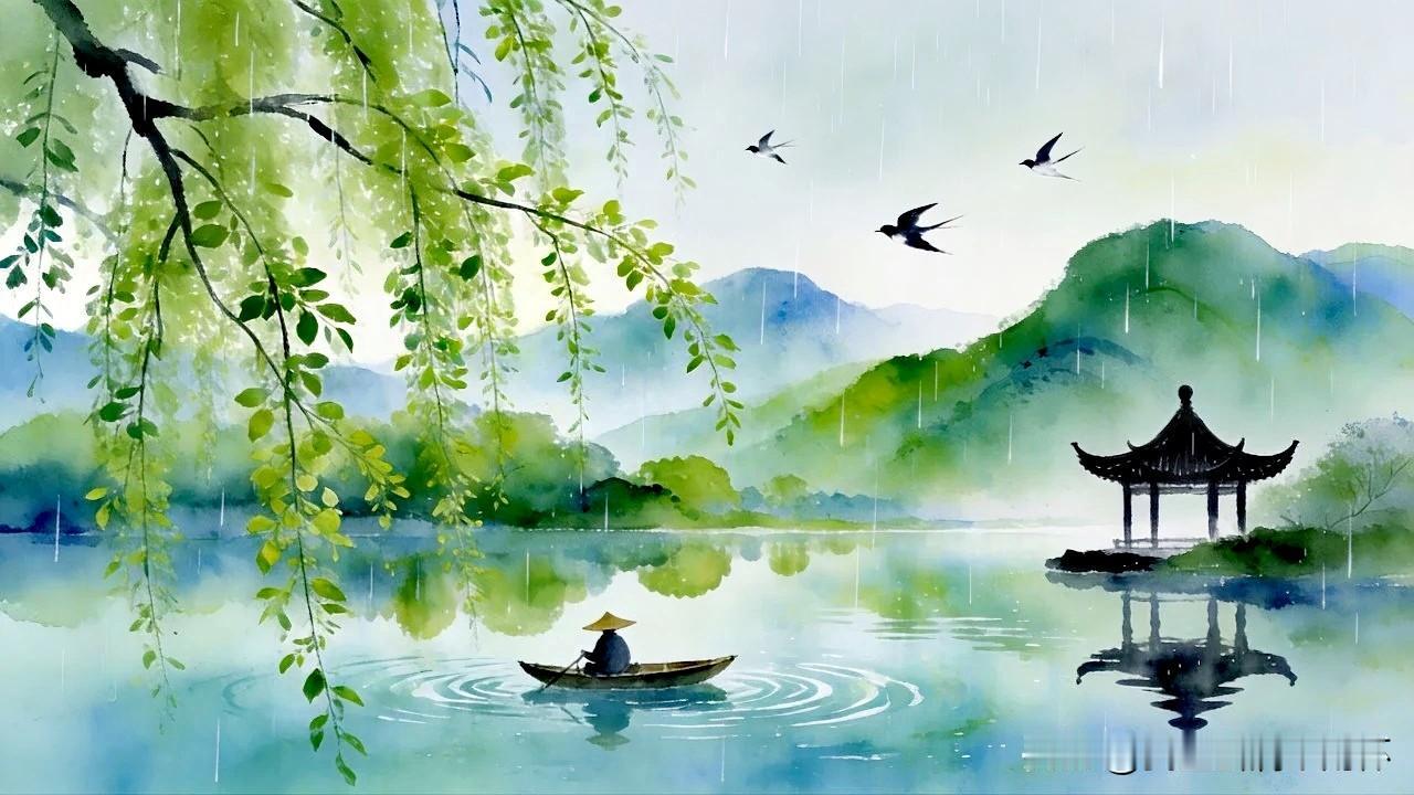 上联：青烟杨柳愁无际
下联：有请雅士[玫瑰][玫瑰][玫瑰]