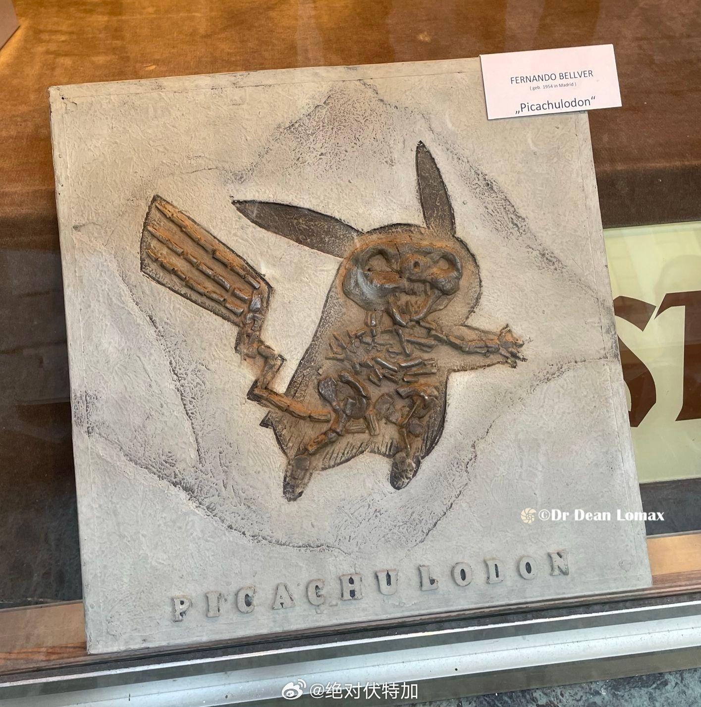 巴伐利亚州的……皮卡丘化石宝可梦 化石 创意 广州