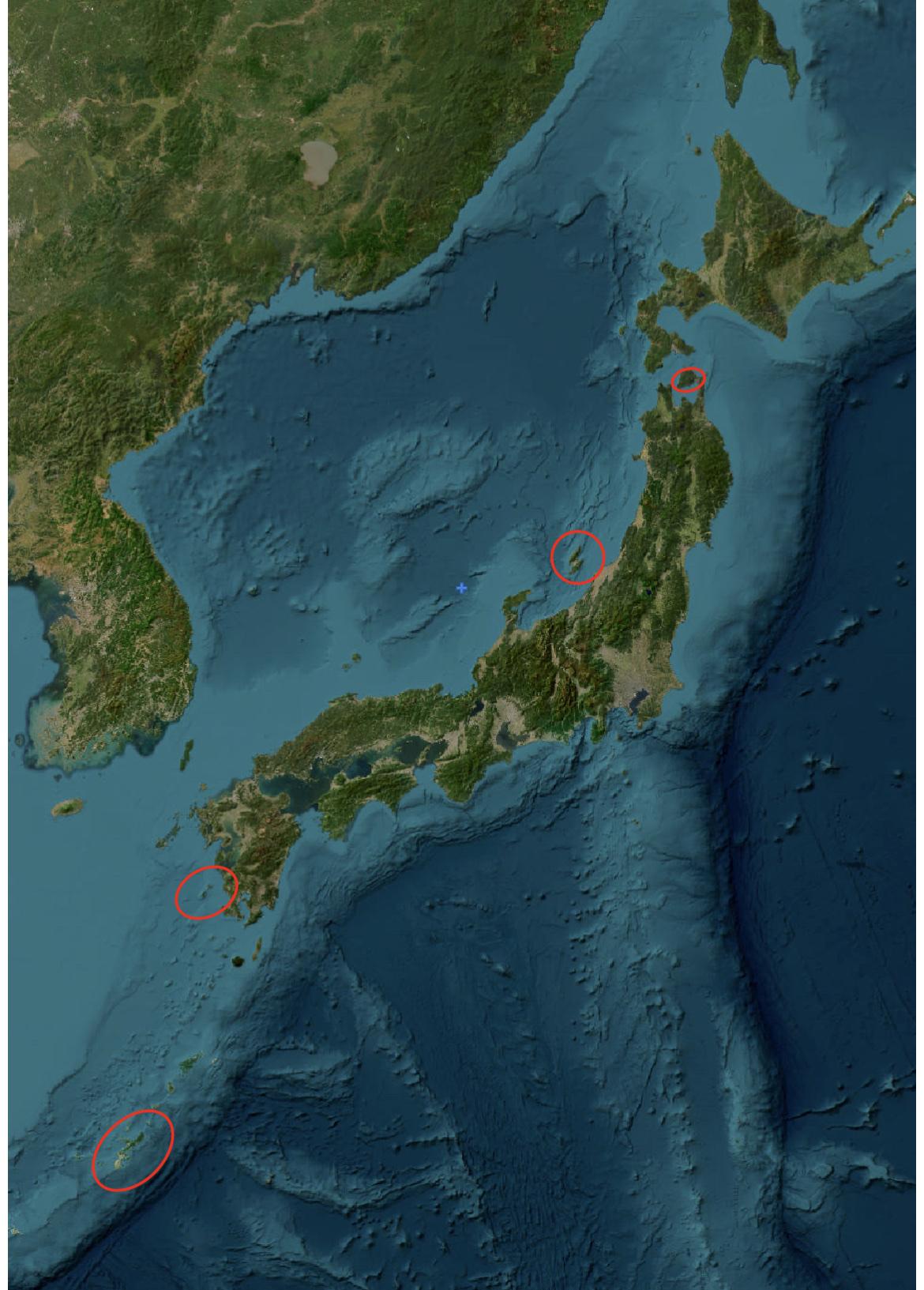 日本的J/FPS-5雷达具体部署在以下四个地点￼￼￼：

	•	鹿儿岛县下甑岛分