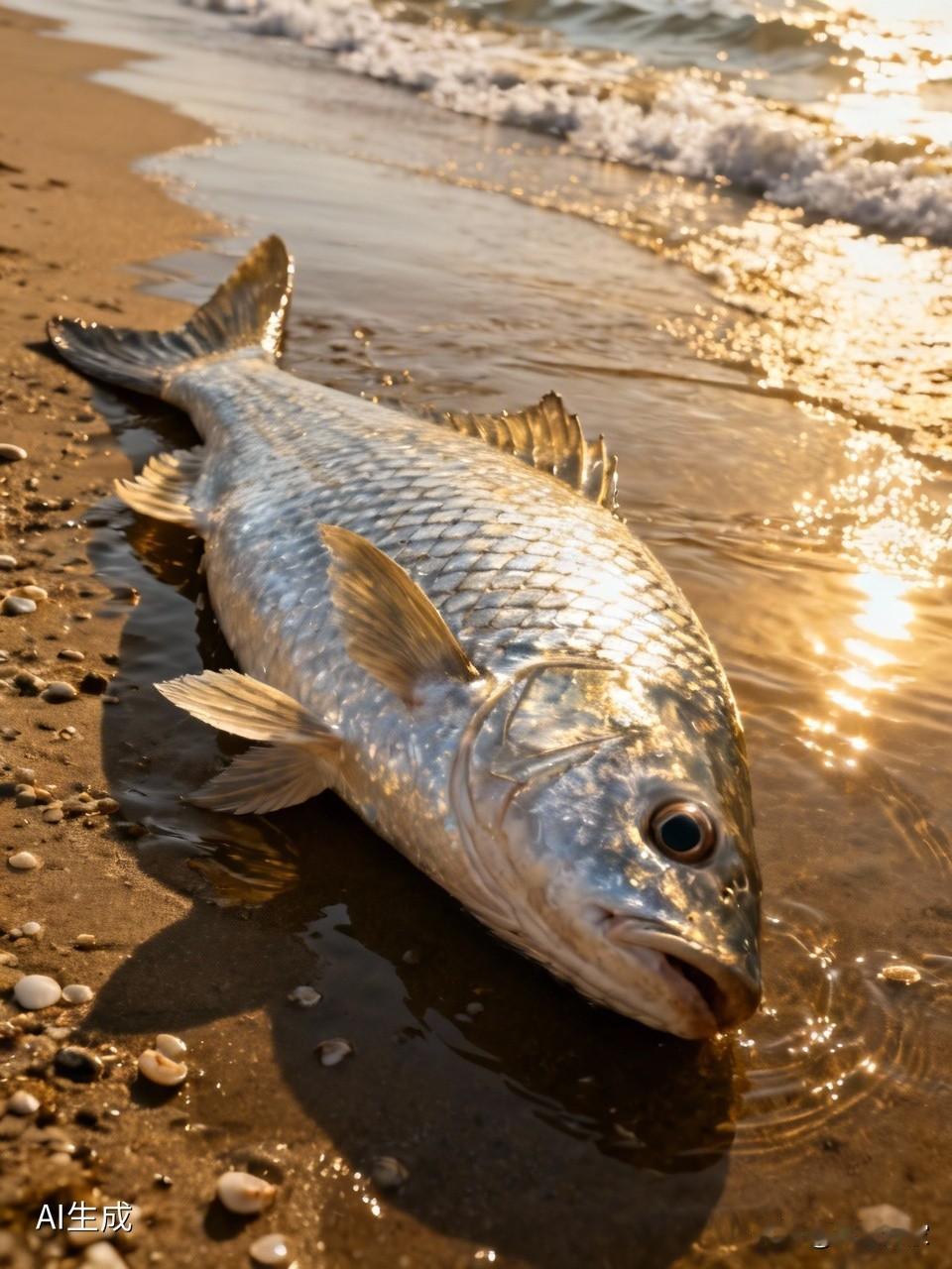 你能想象吗？一条鱼得5个成年男子才能抬动！11月29日，在珠海万山区担杆镇庙湾海