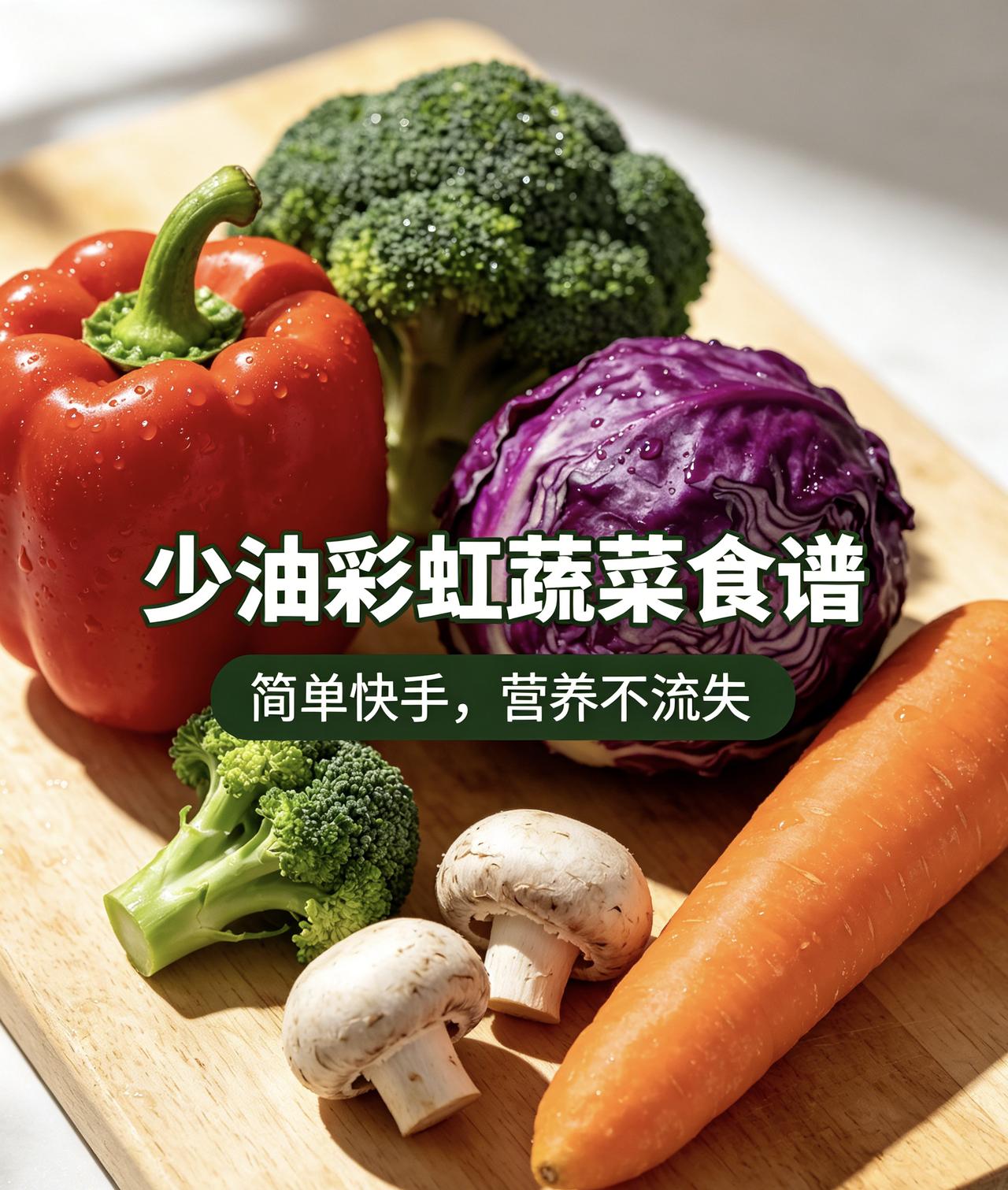 少油营养又简单｜3道彩虹蔬菜家常菜，好吃养脾胃✨
 
爱吃蔬菜的朋友收好！三道快