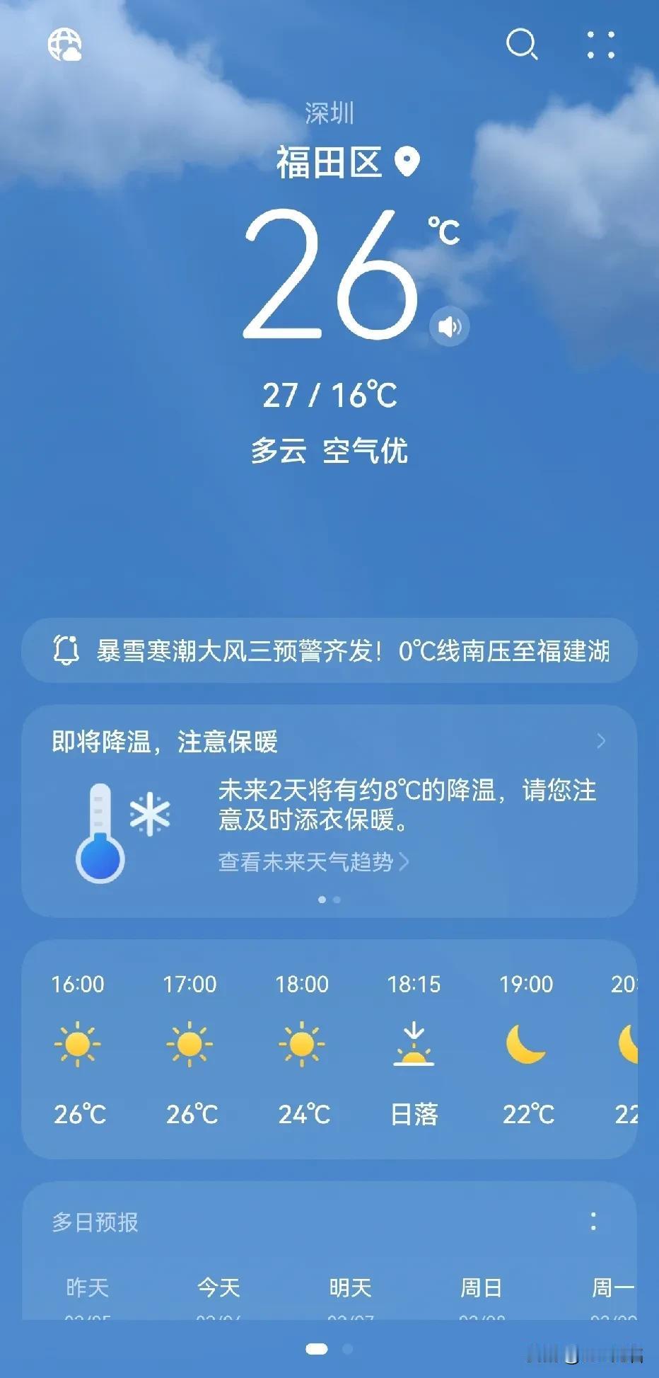 深圳正不正经我不知道，
但这天气肯定有问题！
谁家腊月里还穿着短袖，吹着空调的？