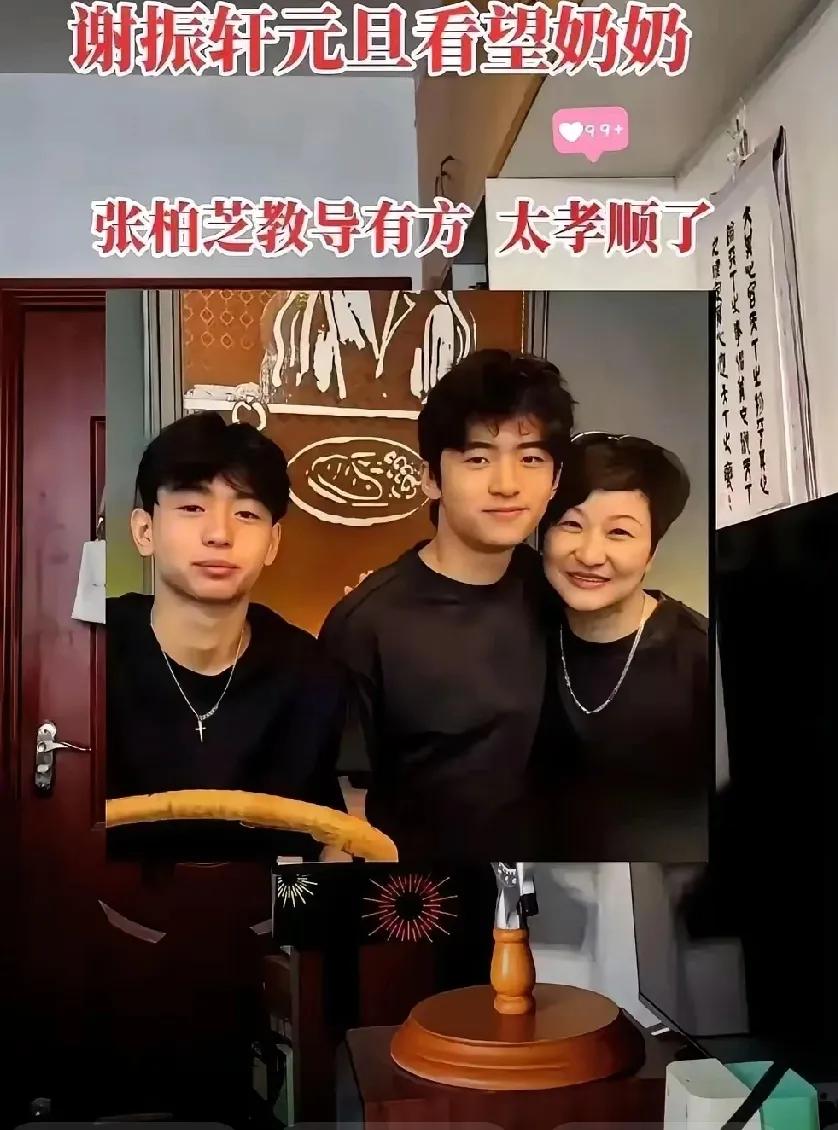 离异家庭育儿天花板，张柏芝做到了！

     元旦，谢振轩没去疯玩，而是乖乖陪