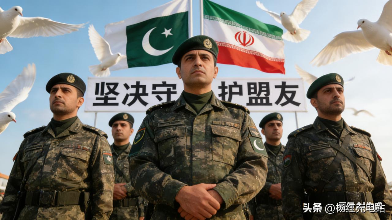 硬刚美以英法德！巴基斯坦力挺伊朗，一国挡五强，中东最硬底气来了
 
美以联手施压