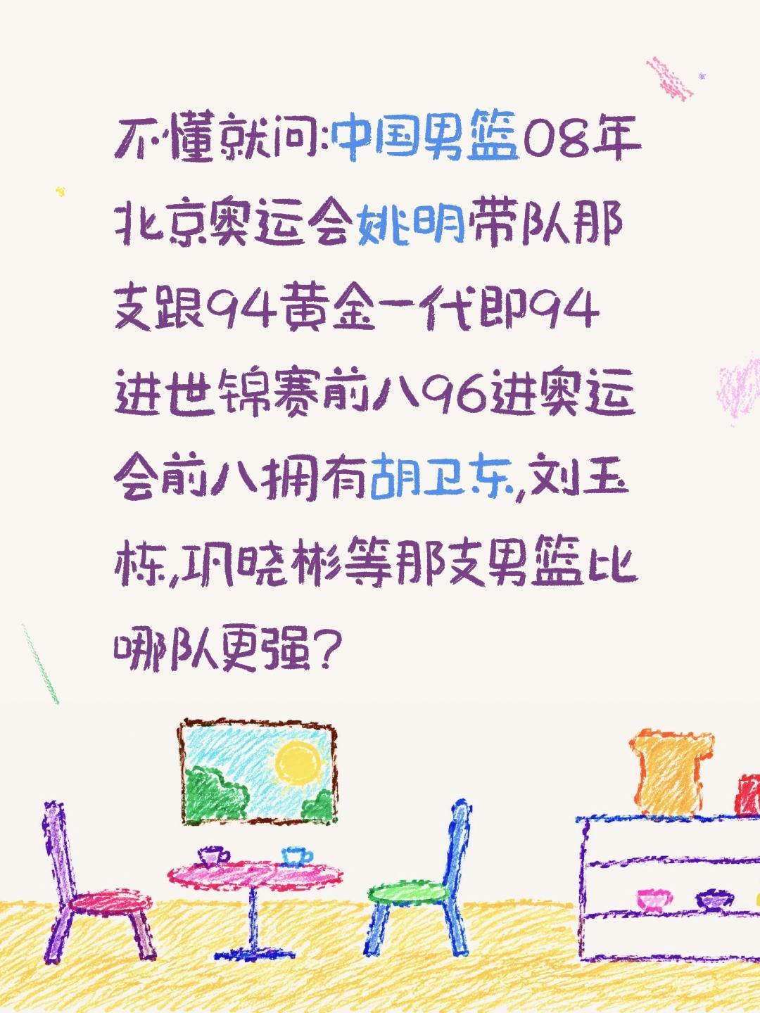 姚明带队的08男篮和96男篮谁更强?不懂就问:中国男篮08年北京奥运会姚明带队那