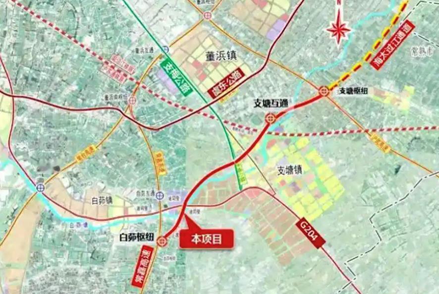 【通州湾至常熟高速公路何市至白茆段新建工程】正在开展前期招标工作，建设工期36个
