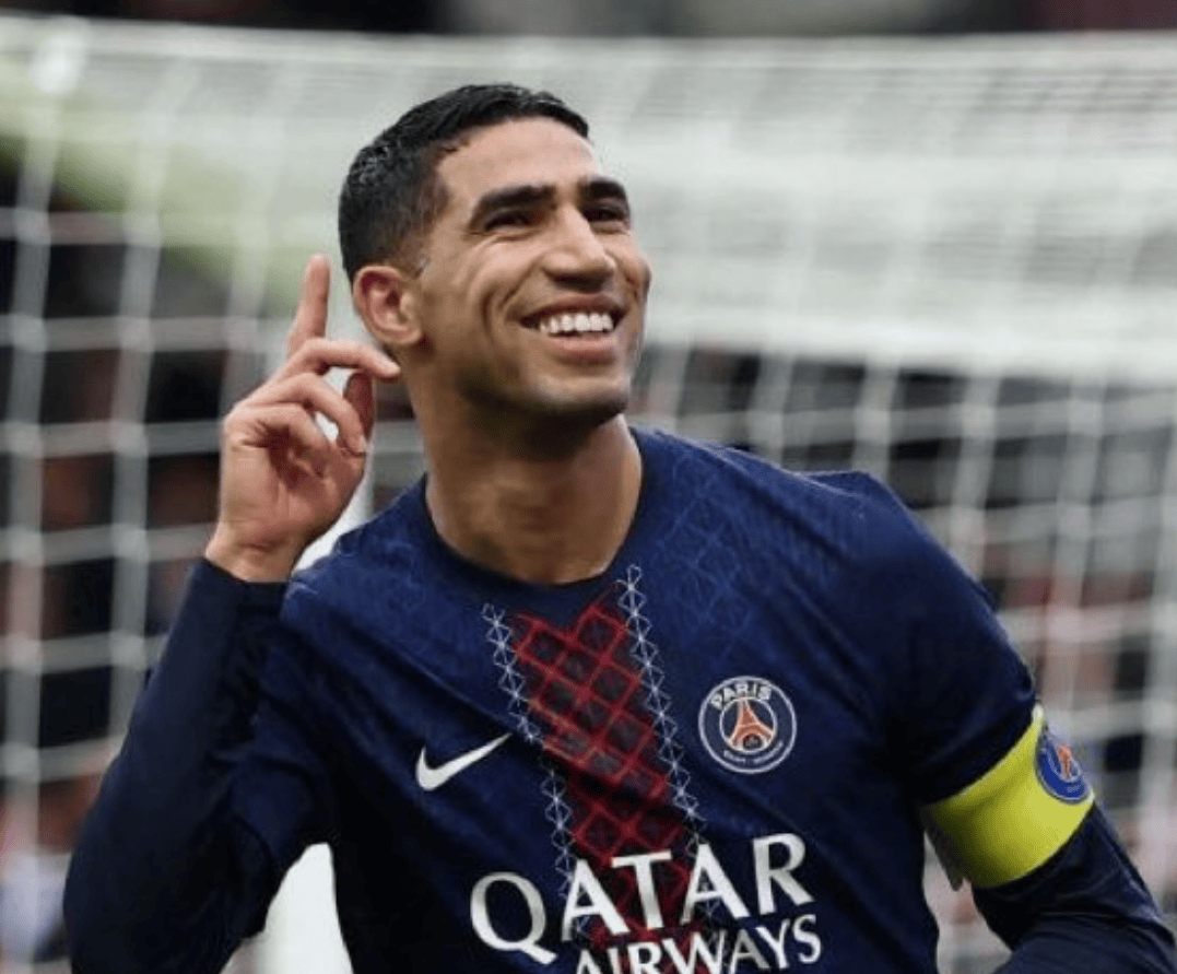 阿什拉夫FIFA最佳投票：姆巴佩第1，登贝莱第2拉菲第3