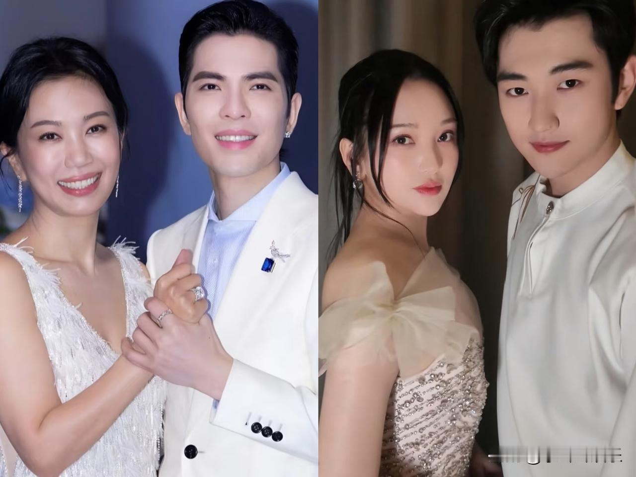 萧敬腾和孙丞潇

一个有钱有势，一个没钱没势

都找了比自己大十几岁的女人，但都