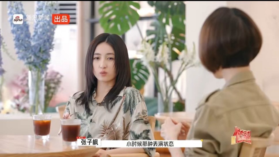 鲁豫问张子枫是否错过童年看鲁豫问张子枫是否错过童年，真有点感慨。独特经历让她体会