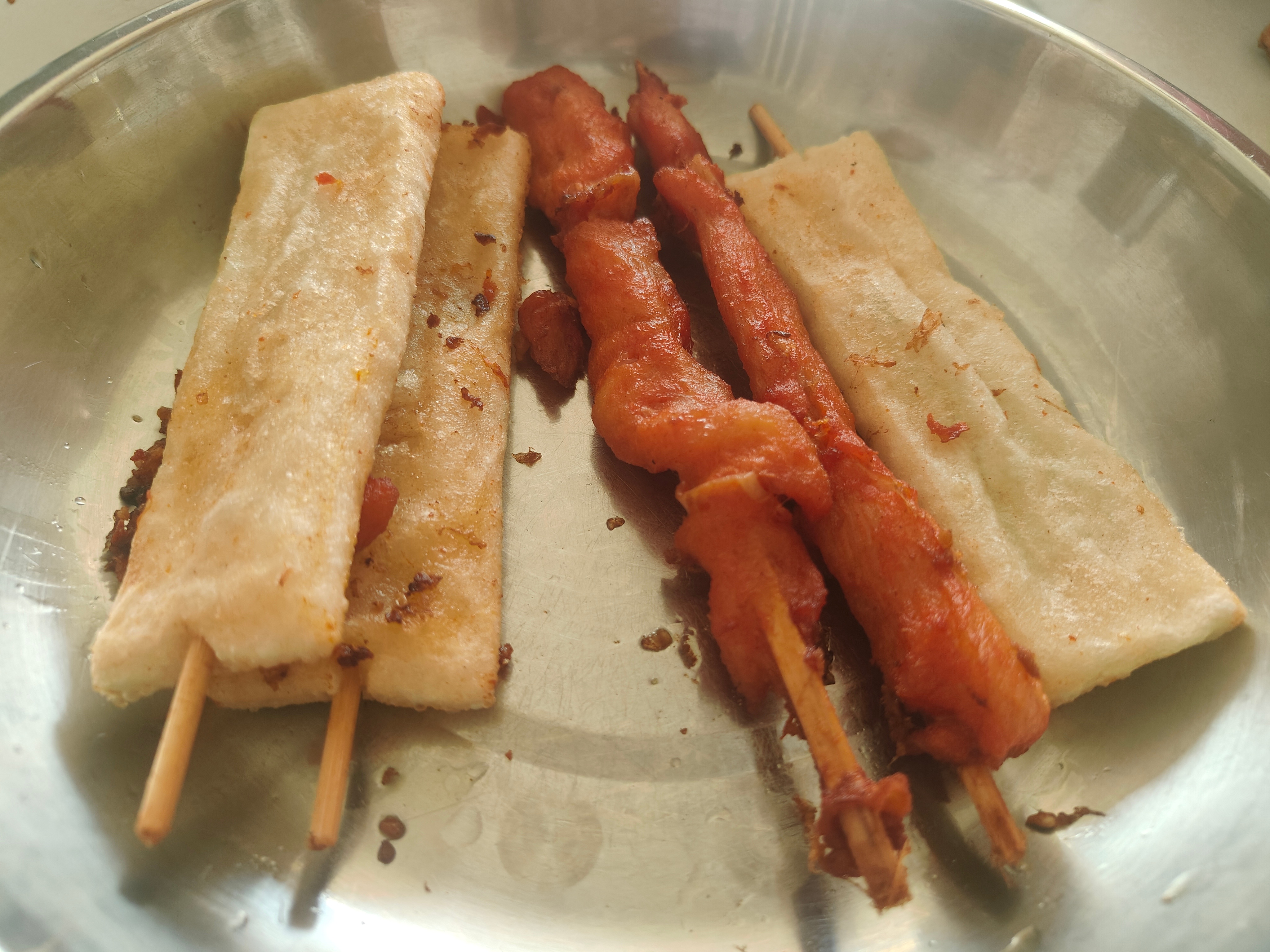 火夫做的晚餐蒸面➕炸蘑菇还有孩子们爱吃的小食 