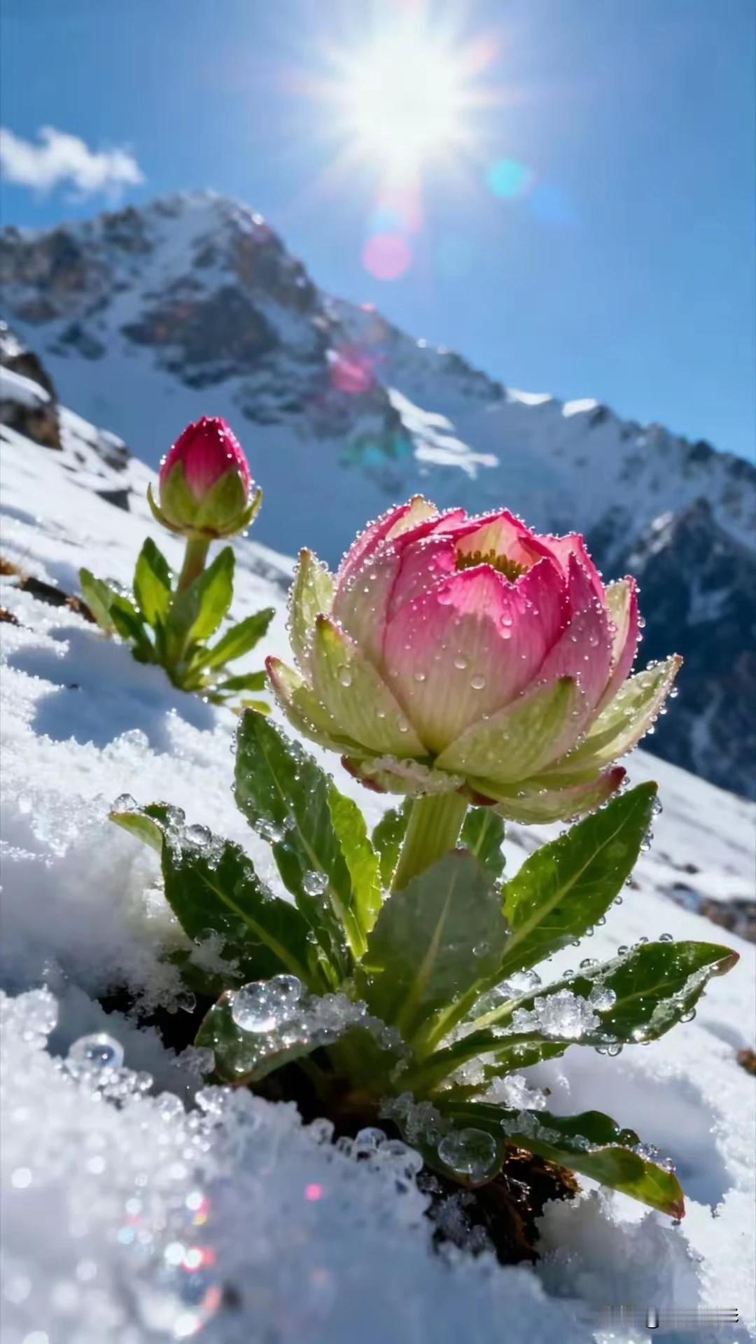 你见过高山雪莲吗？这种生长在特殊环境里的植物十分稀少，正所谓物以稀为贵，高山雪莲