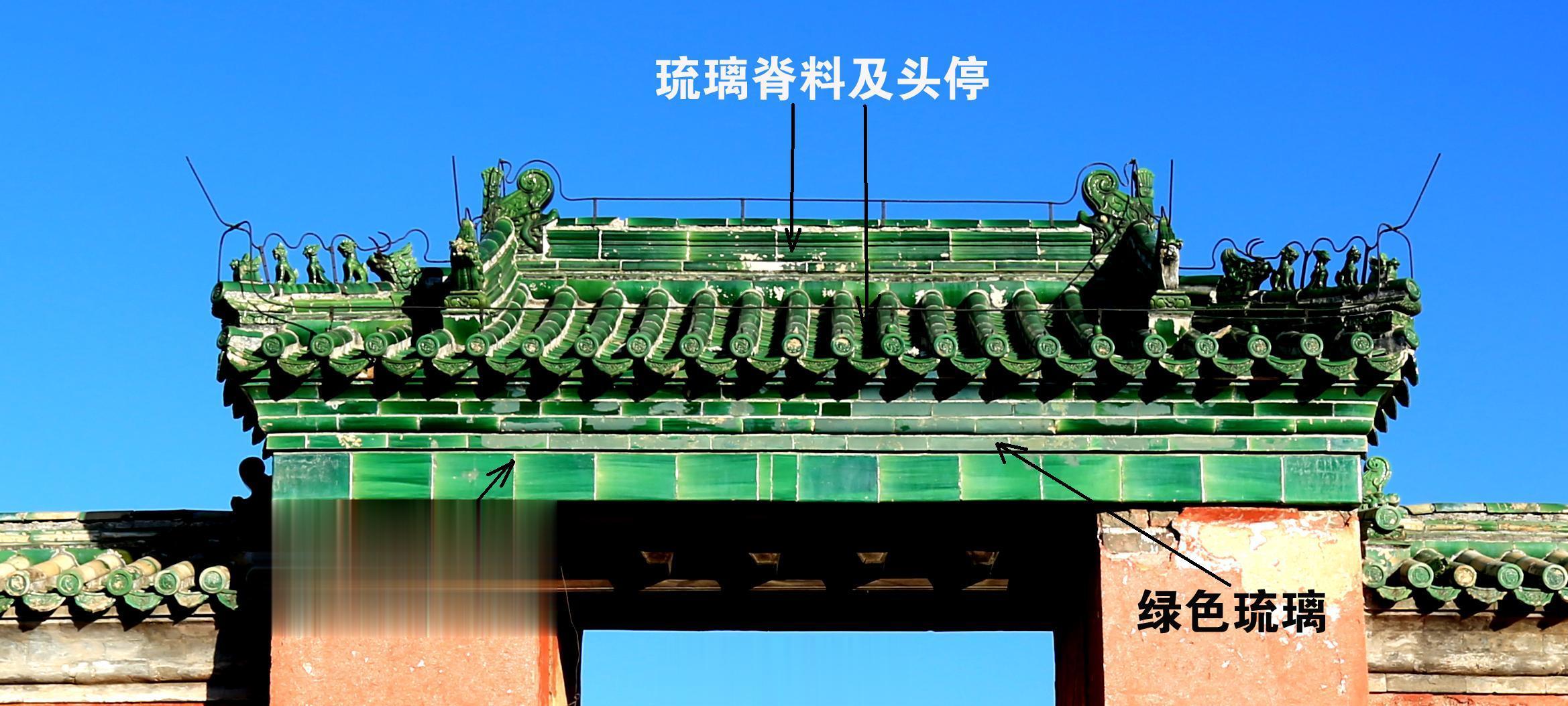 今天上午我发了一条微博，说当年景陵妃园寝及以后仿建的景陵皇贵妃园寝的园寝门中门（