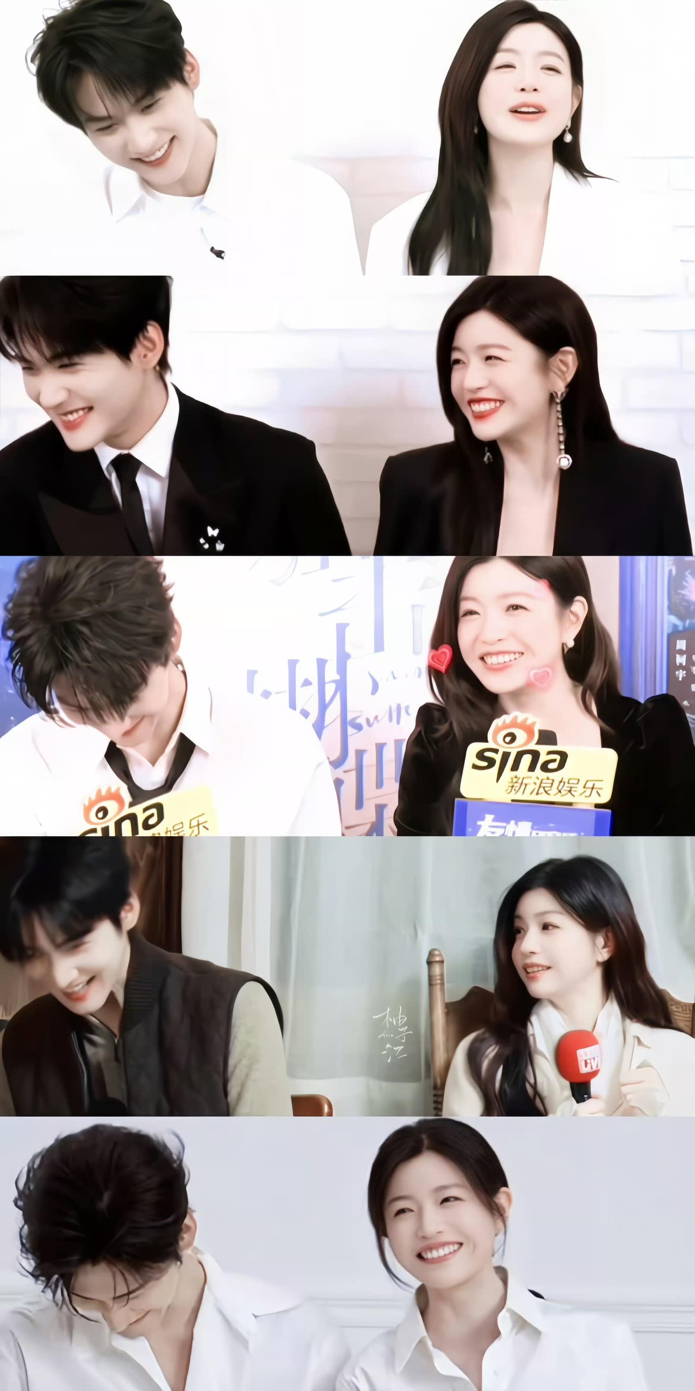 妙不柯妍 不管是哪个时间段的采访，也不管内容是什么，永远不变的就是娇羞的看不到正