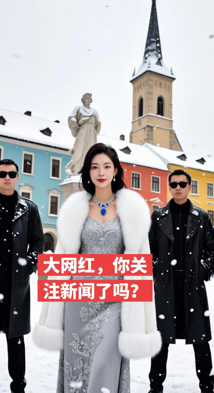 AI雪城时尚大片