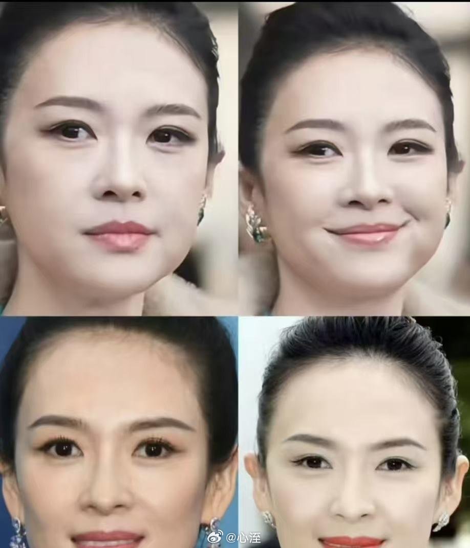 章子怡新造型再次翻车！虎腰熊背，大肚腩突出，网友还以为是替身 