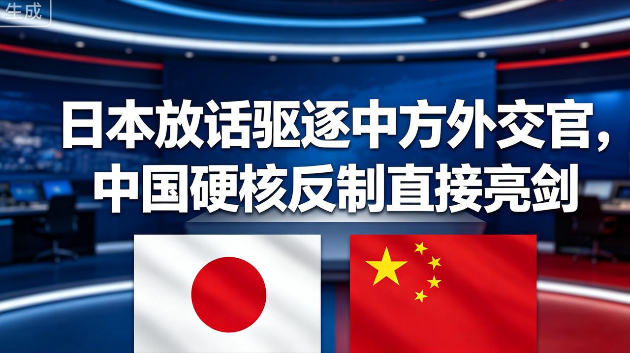 日本这次的通告来得猝不及防，没有太多铺垫就直接亮出“驱逐外交官”的筹码，要知道，