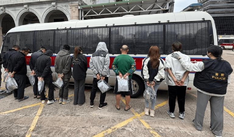 旺角警区特别职务队人员根据线报及经深入调查，今日（9日）在区内进行打击毒品行动，