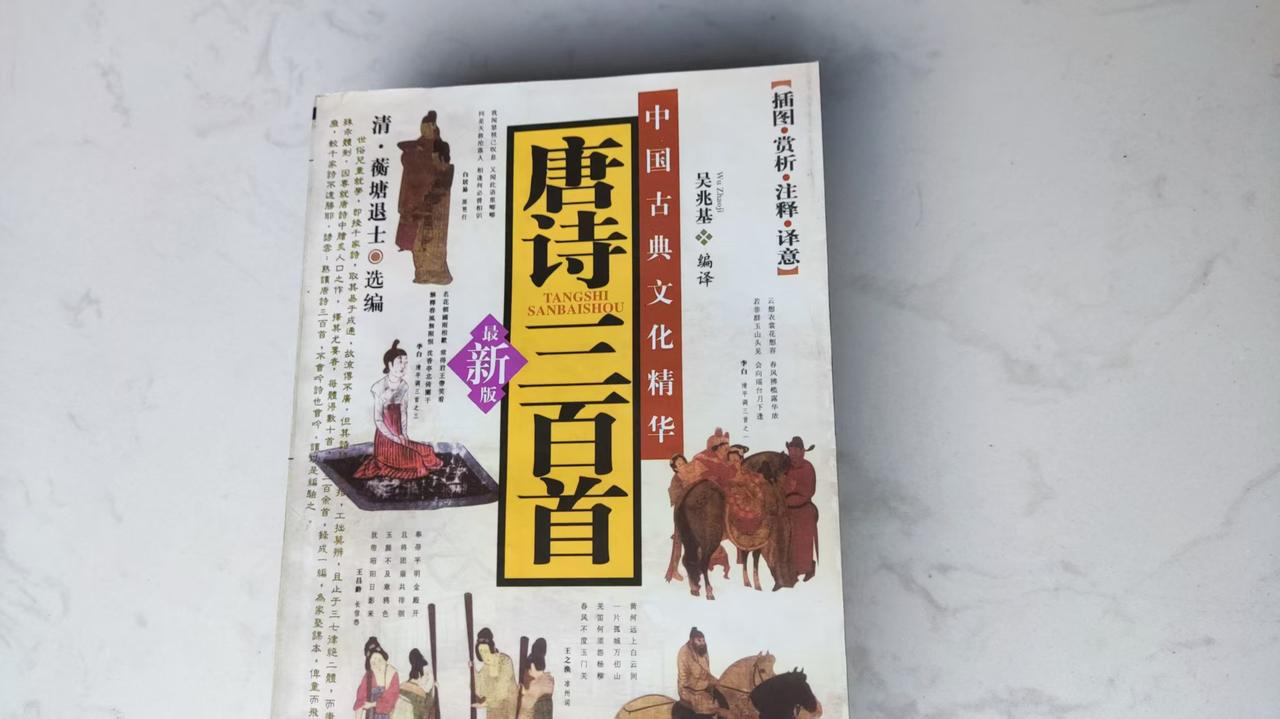 待孩子入小学，我便广购课外读物，尤以《唐诗三百首》《宋词三百首》为核心，督其日日