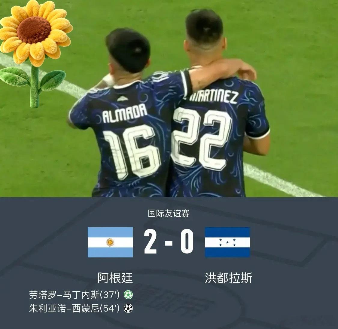 足球 北京时间6月7日国际友谊赛，阿根廷对阵洪都拉斯。上半场，洛塞尔索兜射击中门
