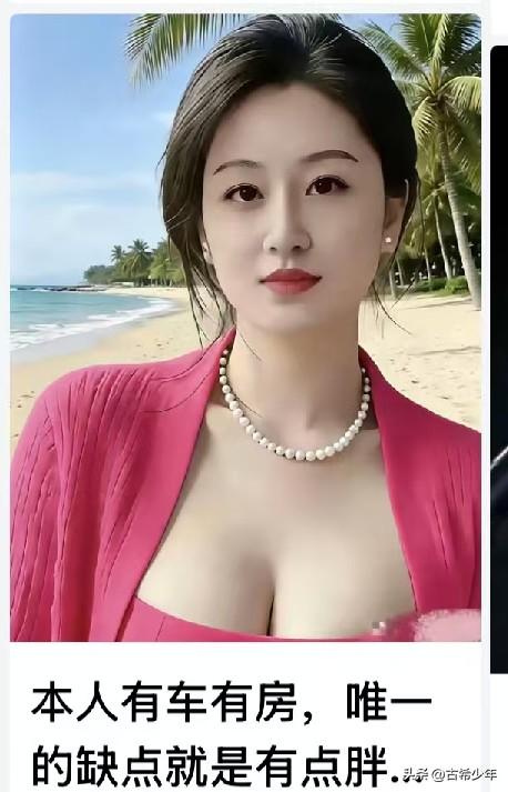 这个女人唯一的缺点是什么？

她的条件太硬了，模样儿这么标致不说，还有房有车。男