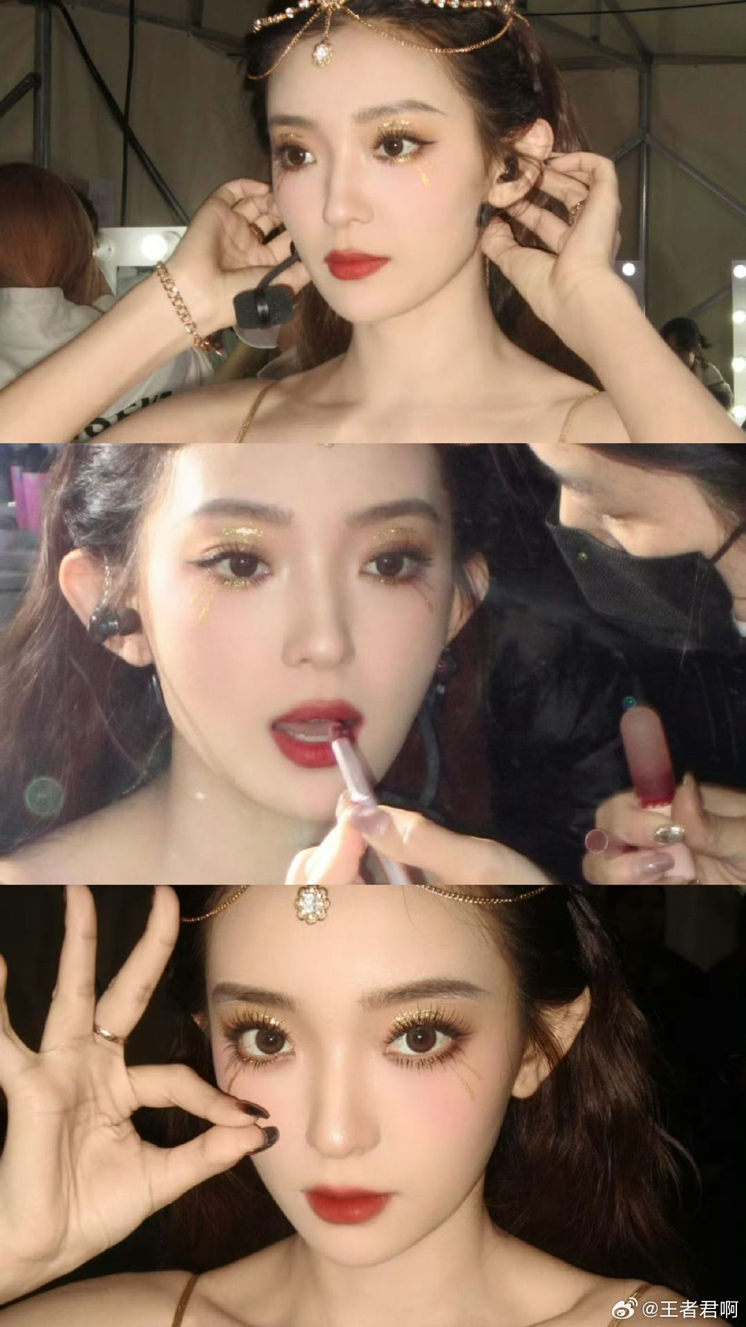 罗予彤晒舞娘怼脸花絮照 被罗予彤舞娘异域造型圈粉，这才是美女该有的风格突破 。 