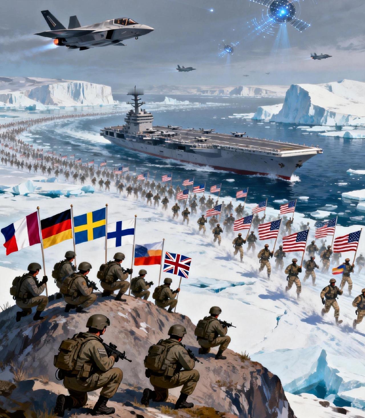 欧洲古有温泉关斯巴达300勇士可歌可泣地抵抗波斯大军，现有格陵兰30勇士抵抗美军