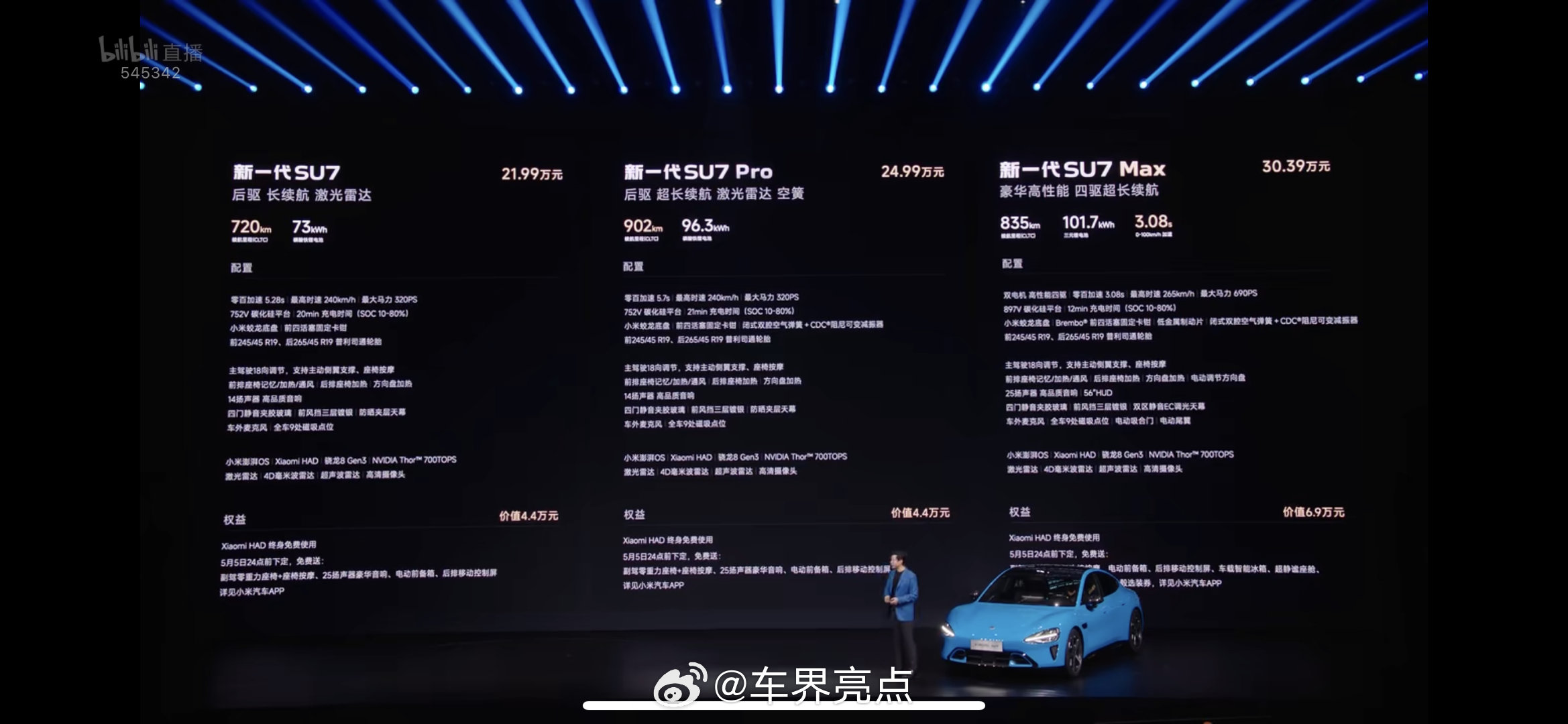 第二代小米SU7上市啦车界亮点