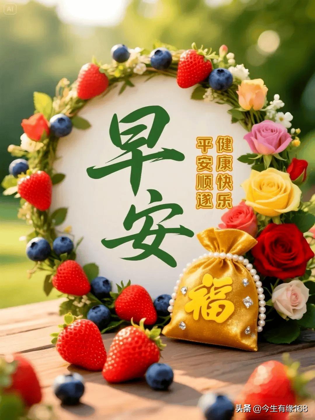 周六早上好，愿你今天带着微笑出门，一路上遇见细碎的小美好，温柔和暖意紧紧围着你。