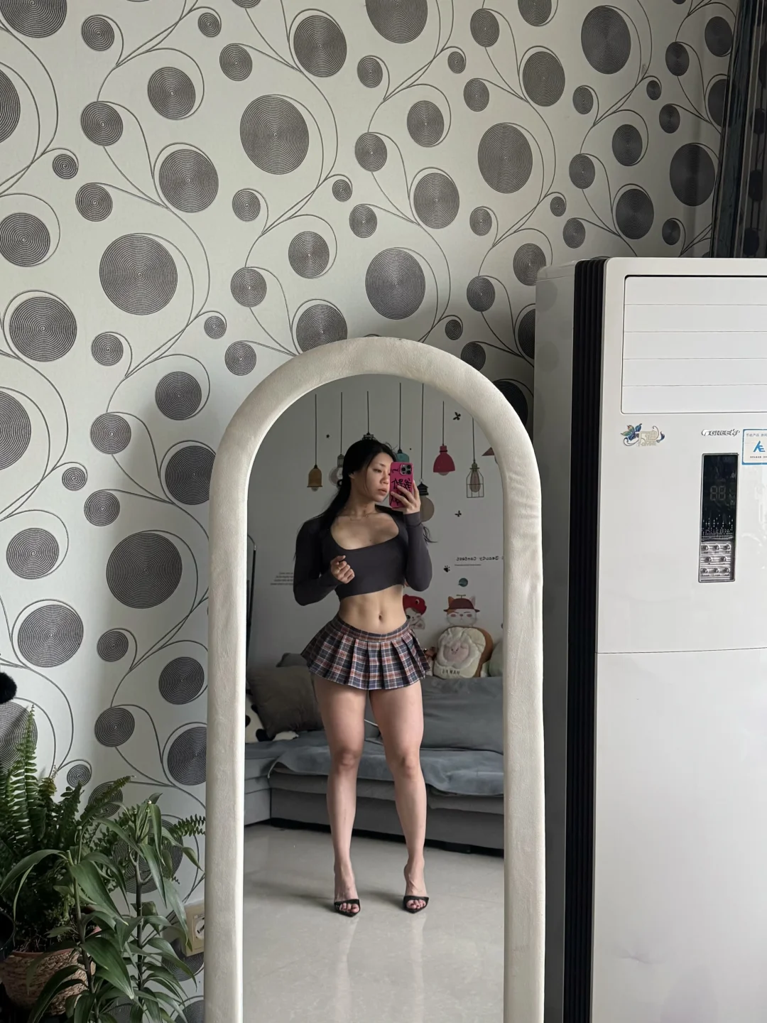 我爱我的肌肉线条 我的身材我做主 女人就要壮壮的