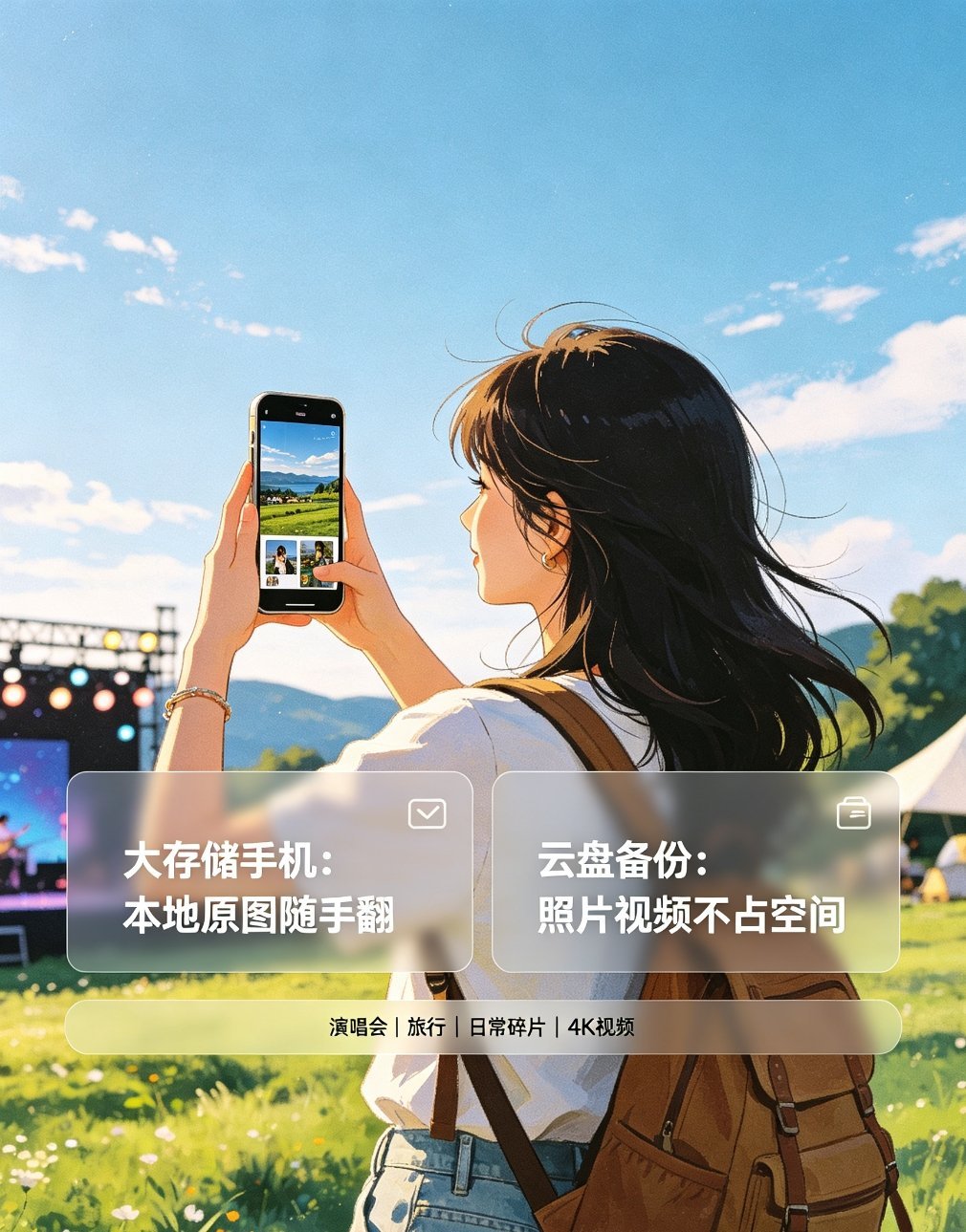拍照党选云盘还是大存储手机爱随手拍演唱会、出游、日常碎片的拍照党，纠结死！到底选