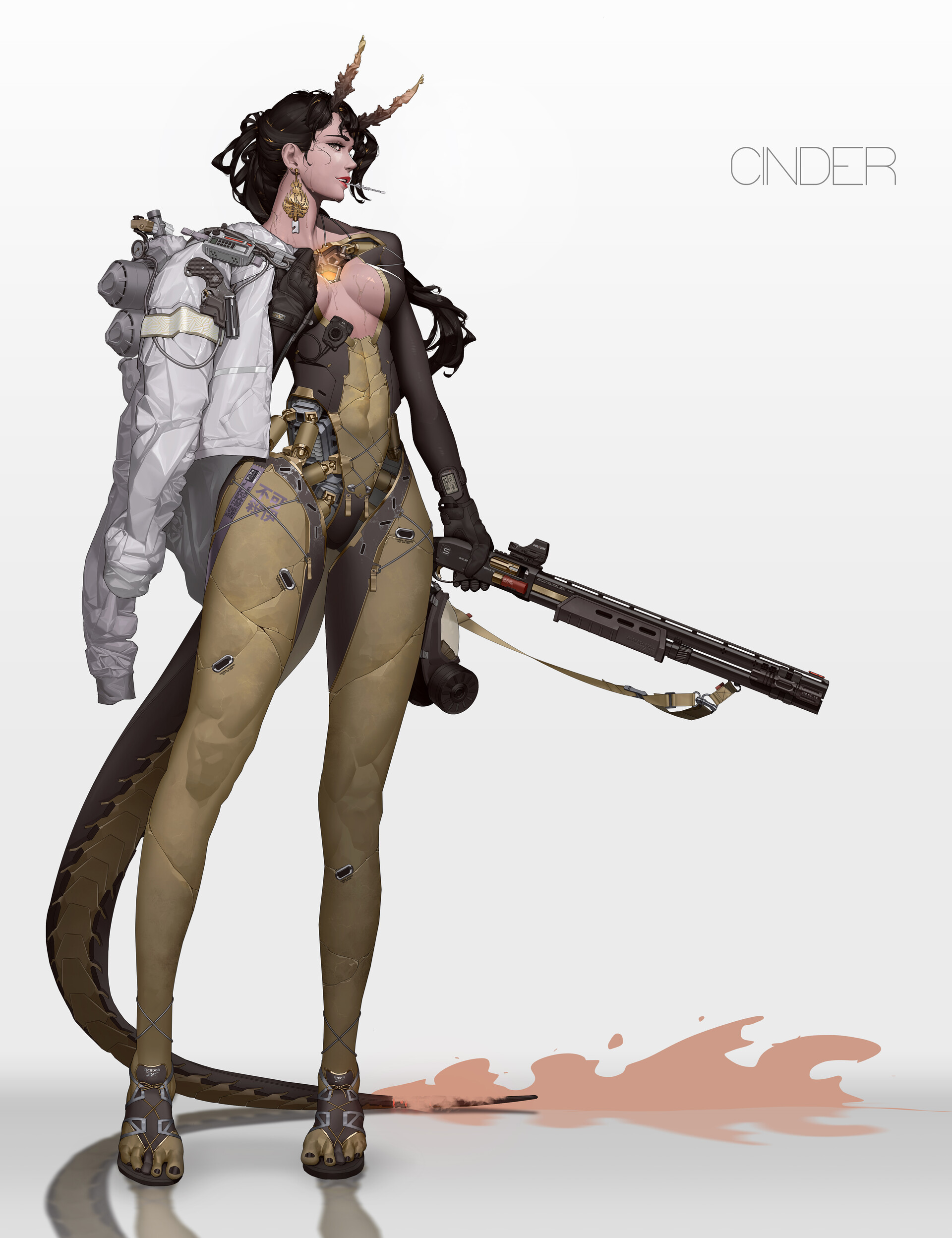 烬鳞蜥蜴by Jin kwang Park 