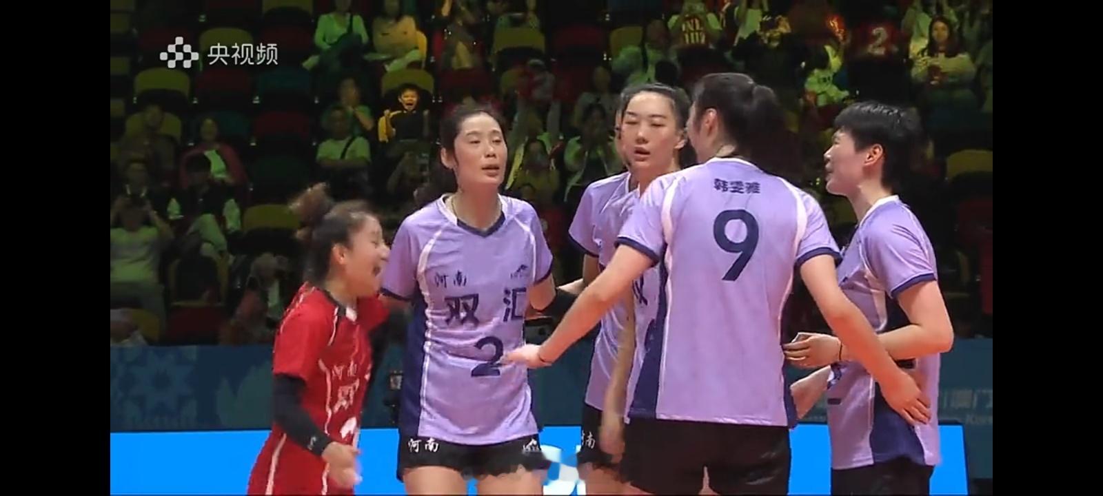 朱婷率队全运会两连胜 昨天第一轮是遭遇战，河南队没有包袱冲击天津队，朱婷高能发挥