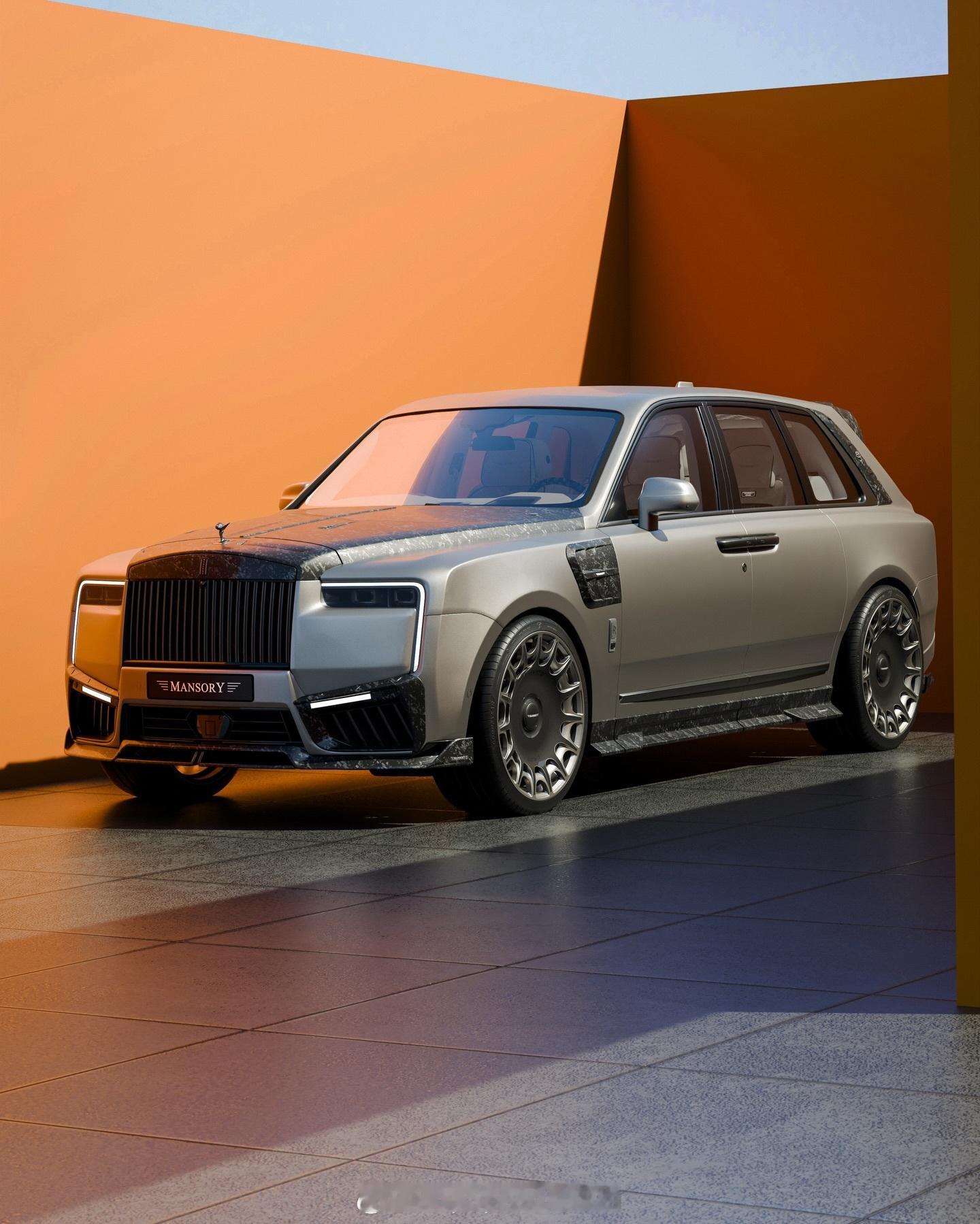 MANSORY的最新作品，全碳纤维套件库里南劳斯莱斯大v聊车 北京