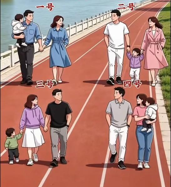 下面四个家庭哪个更幸福？