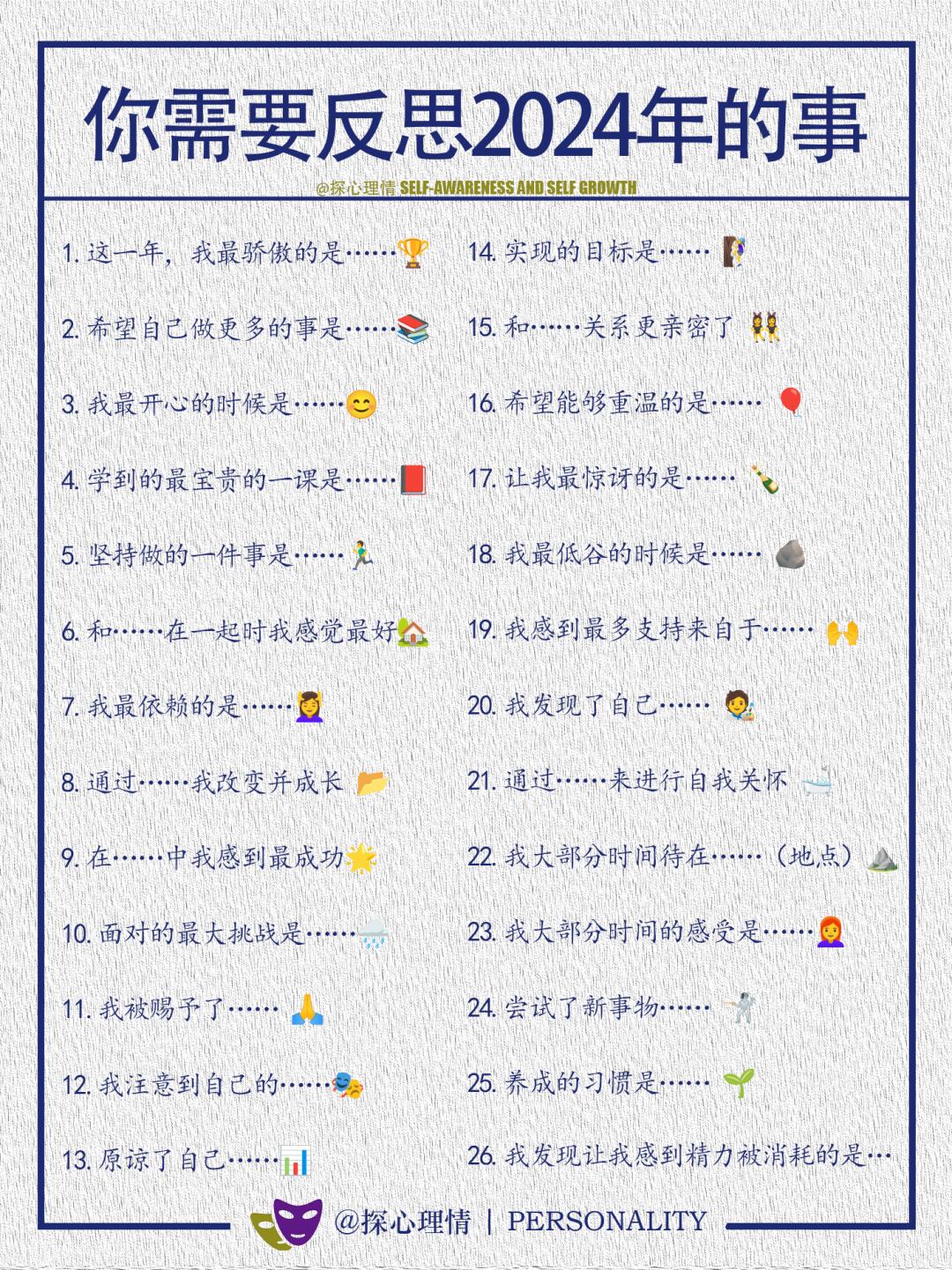 过去一年值得你反思的事