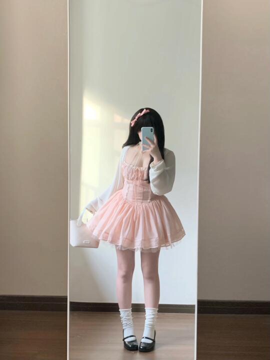 160 120｜微胖甜妹粉嫩少女感穿搭🍰好可爱！